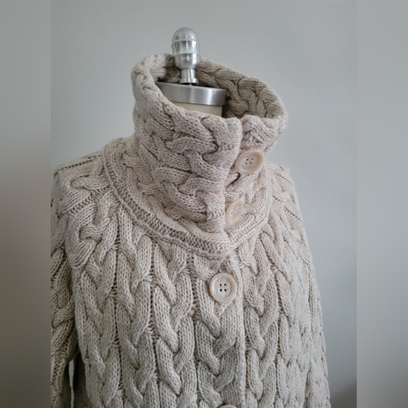 ZARA wool chunky cable knit sweater - Picture 11 of 14